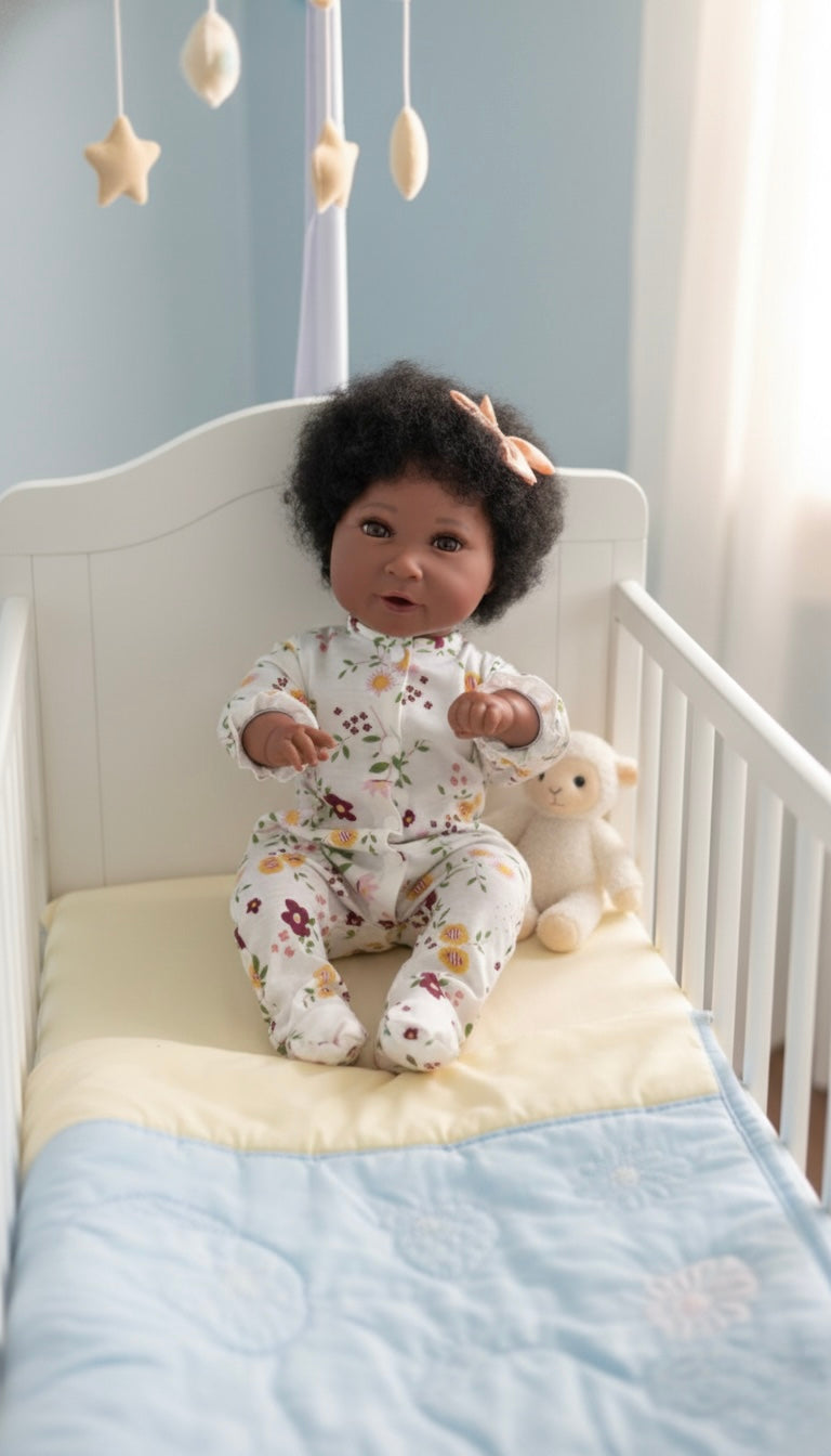 Floral Cozy Sleeper Onesie