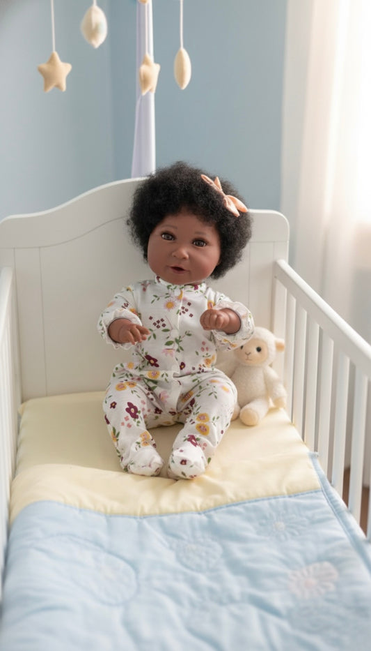 Floral Cozy Sleeper Onesie